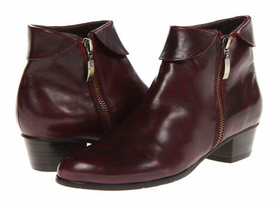 Spring Step Women's Stockholm Low-Shaft Pull-On Bootie Bordeaux EU 38/7.5-8