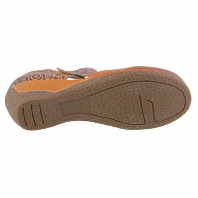 Spring Step L'Artiste Gloss-Pansy Mary Jane Shoes for Women - Ladies Shoes with Hooks and Loops Closure - Womens Shoes for Outdoor, Casuals, Wedding - Camel EU 35 / US 5