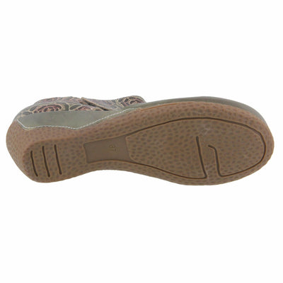 Spring Step L'Artiste Gloss-Pansy Mary Jane Shoes for Women - Ladies Shoes with Hooks and Loops Closure - Womens Shoes for Outdoor, Casuals, Wedding - Olive Green EU 41 / US 9.5-10