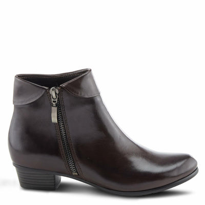 Spring Step Women's Stockholm Low-Shaft Pull-On Bootie Dark Brown EU 40/9