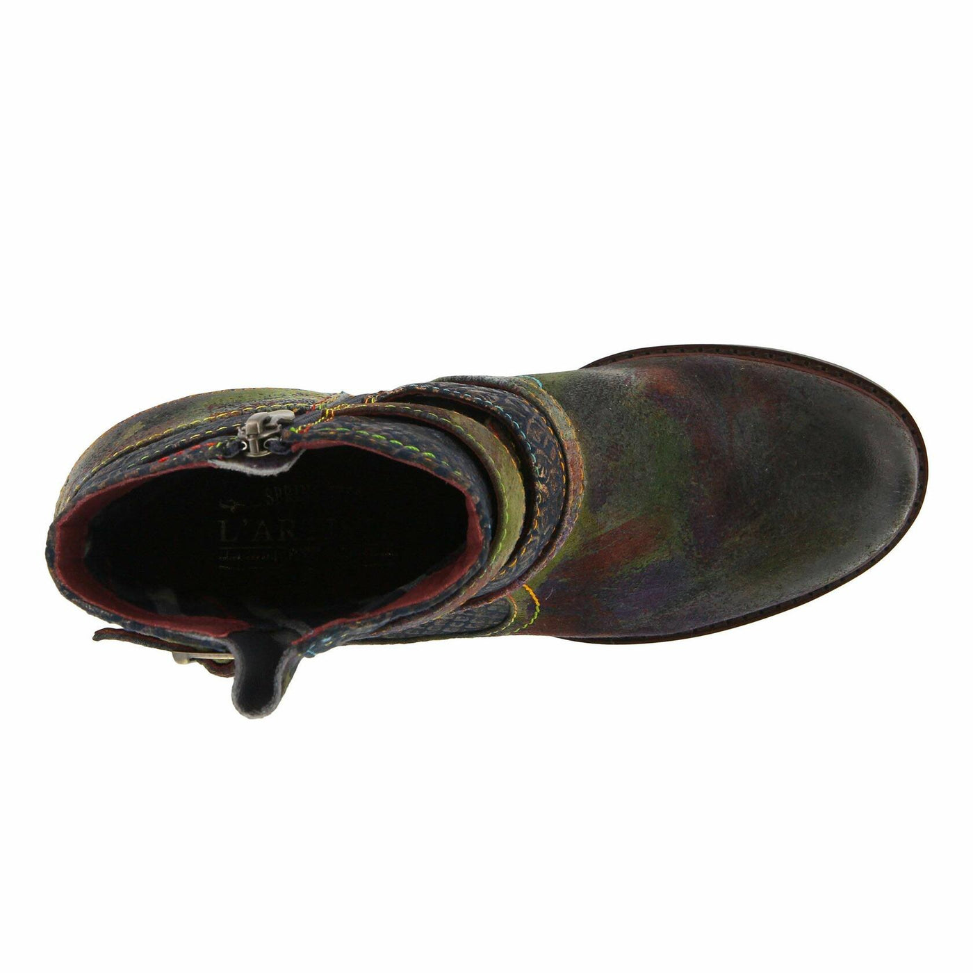 L’Artiste by Spring Step Women's SHAZZAM Ankle Boot, Navy, 9.5-10