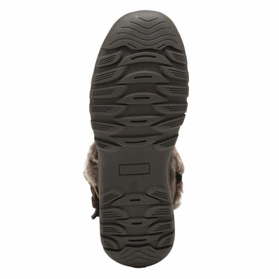 Spring Step Achieve Ankle Boots for Women - Waterproof Ladies Winter Boots with Faux Fur Trim - Women's Boots with Inside Zipper Closure - Brown Nubuck EU 37 / US 6.5-7