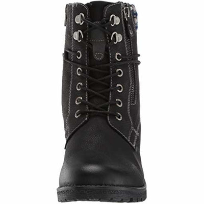 Spring Step Women's Hellewn Combat Boot, Black, 7.5-8