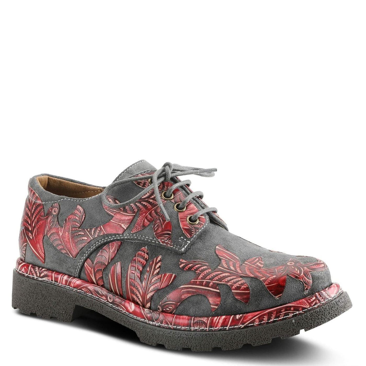 Spring Step L'Artiste Women's Jigsaw Sneaker Grey Multi EU 39 / US 8.5