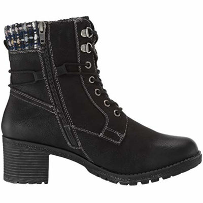 Spring Step Women's Hellewn Combat Boot, Black, 7.5-8