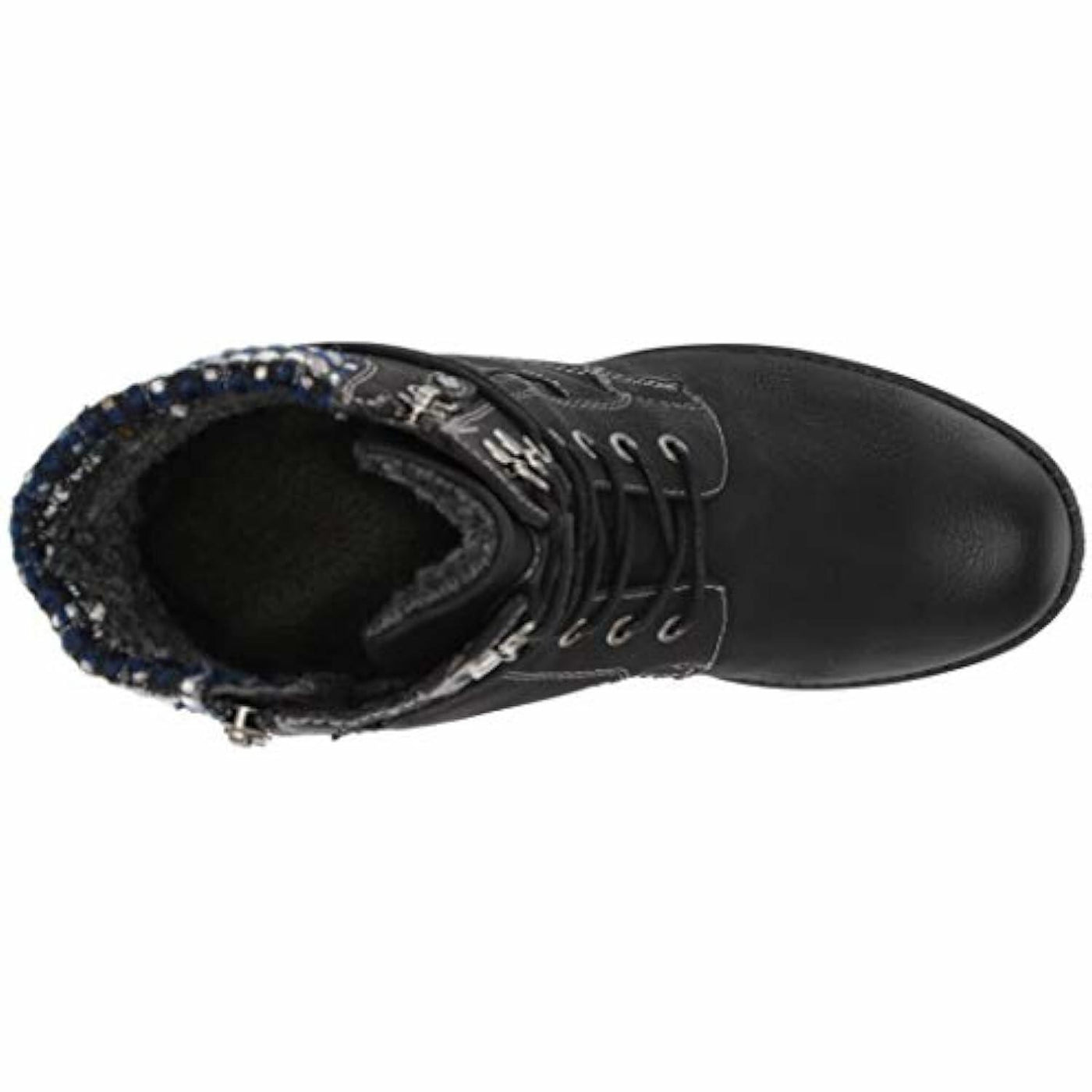 Spring Step Women's Hellewn Combat Boot, Black, 7.5-8