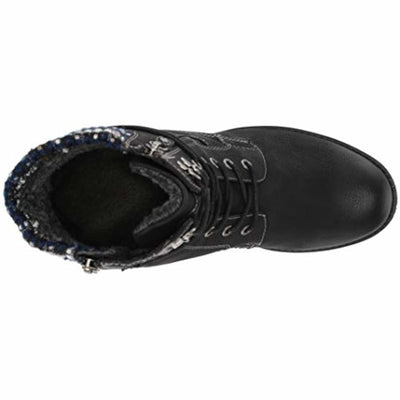 Spring Step Women's Hellewn Combat Boot, Black, 7.5-8