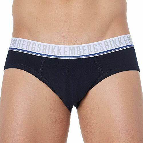 Bikkembergs Pack of 3 Briefs Man Men's Slip Brief tripack Item B41318L0H, 3000 Blu, X-Large