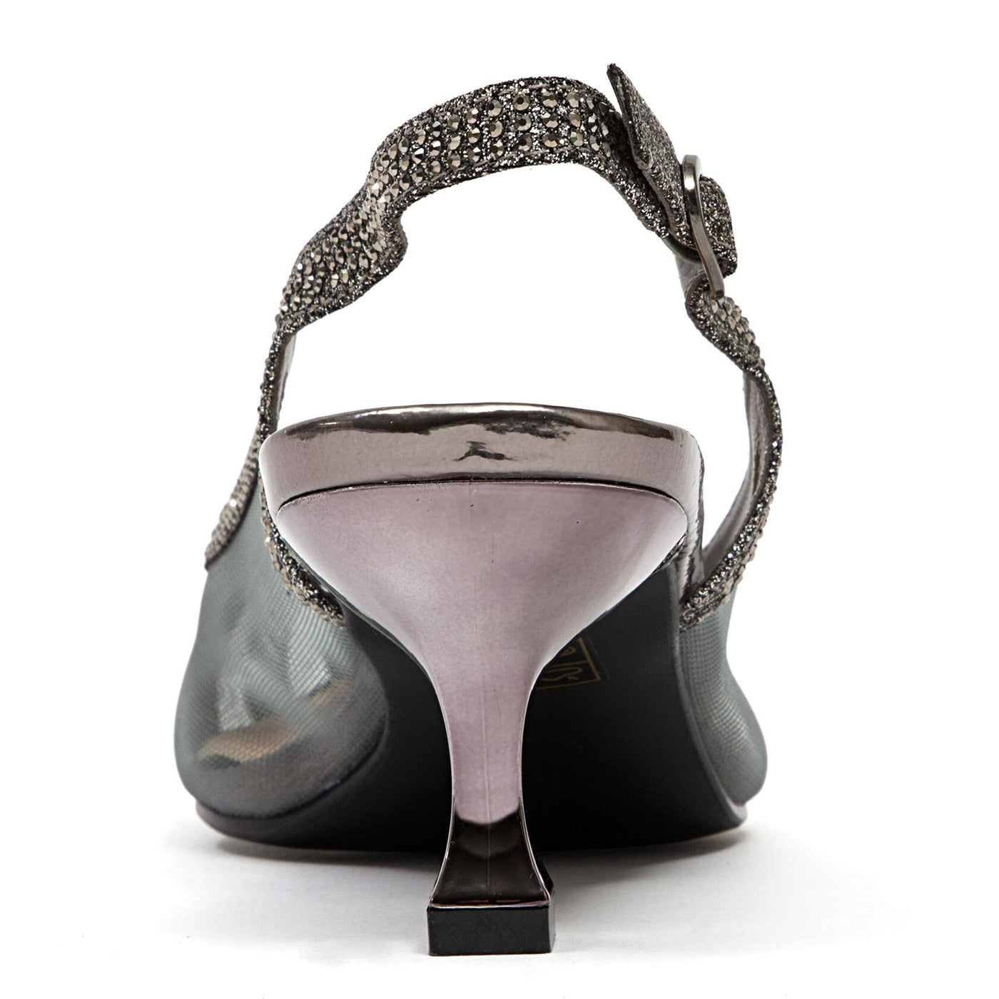 Ninety Union Macy Rhinestone Trimmed Sling Back, Pewter, 11