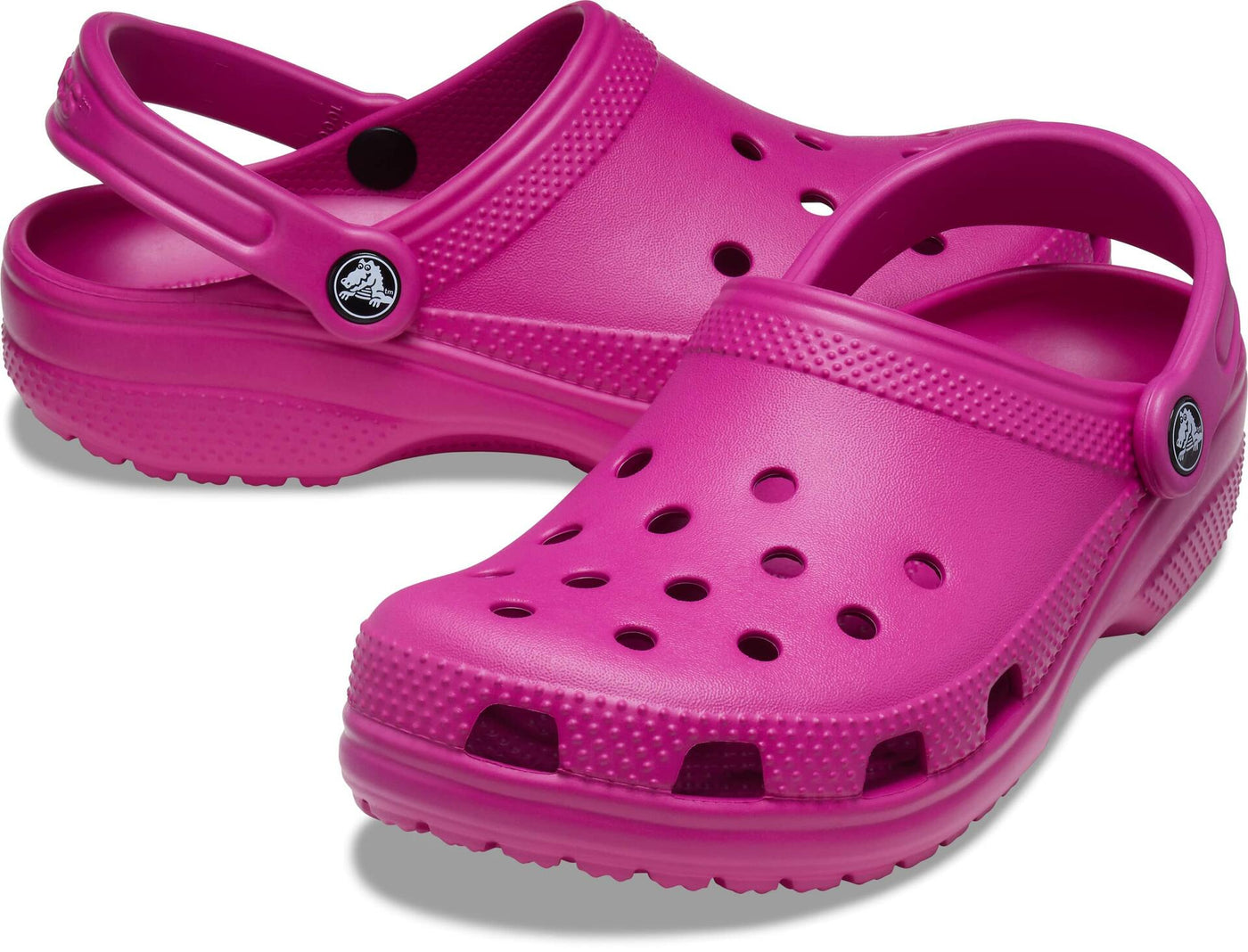 Crocs Unisex-Adult Classic Clogs (Best Sellers), Fuchsia Fun, 6 Men/8 Women