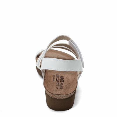 NAOT Footwear Women's Kayla Sport Sandal Soft White Leather - 6-6.5 M US