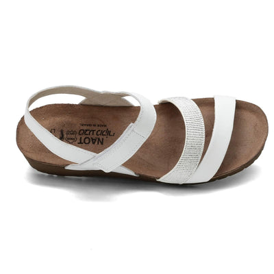 NAOT Footwear Women's Kayla Sport Sandal Soft White Leather - 6-6.5 M US