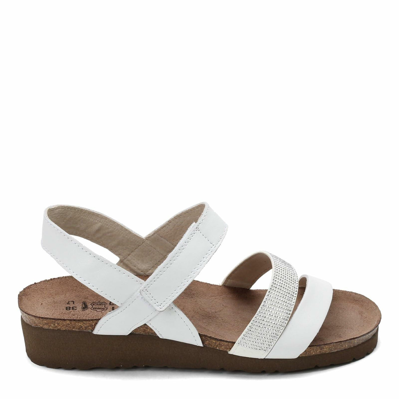 NAOT Footwear Women's Kayla Sport Sandal Soft White Leather - 6-6.5 M US