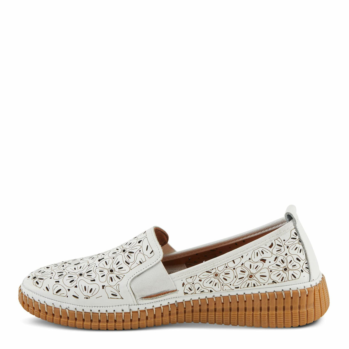 Spring Step Women's Jookin-W Loafer Flat, White, 6