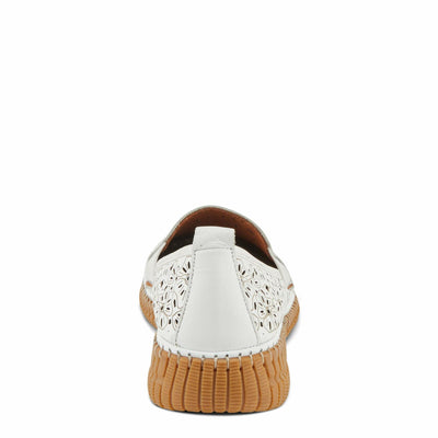 Spring Step Women's Jookin-W Loafer Flat, White, 6