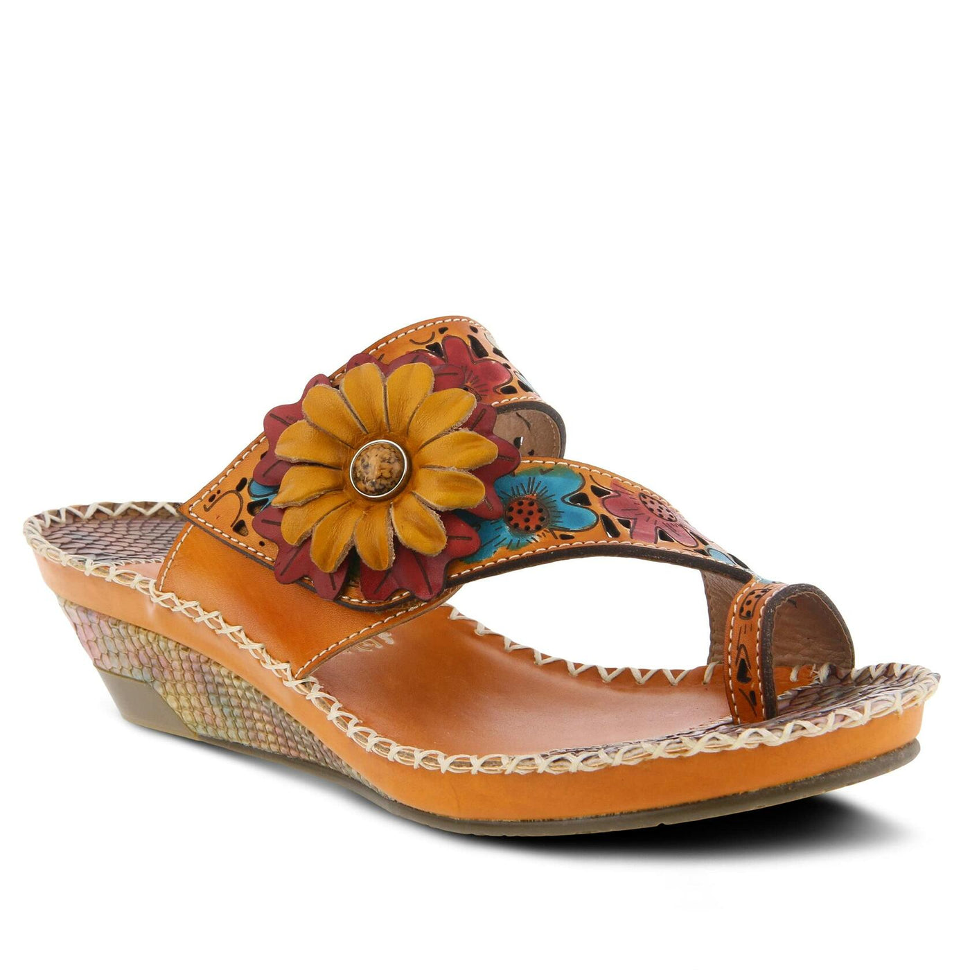Spring Step L'Artiste Women's Vardi Slide Sandal Camel EU 37 / US 6.5-7