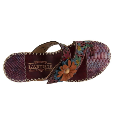 Spring Step L'Artiste Women's Vardi Slide Sandal Purple EU 38 / US 7.5-8