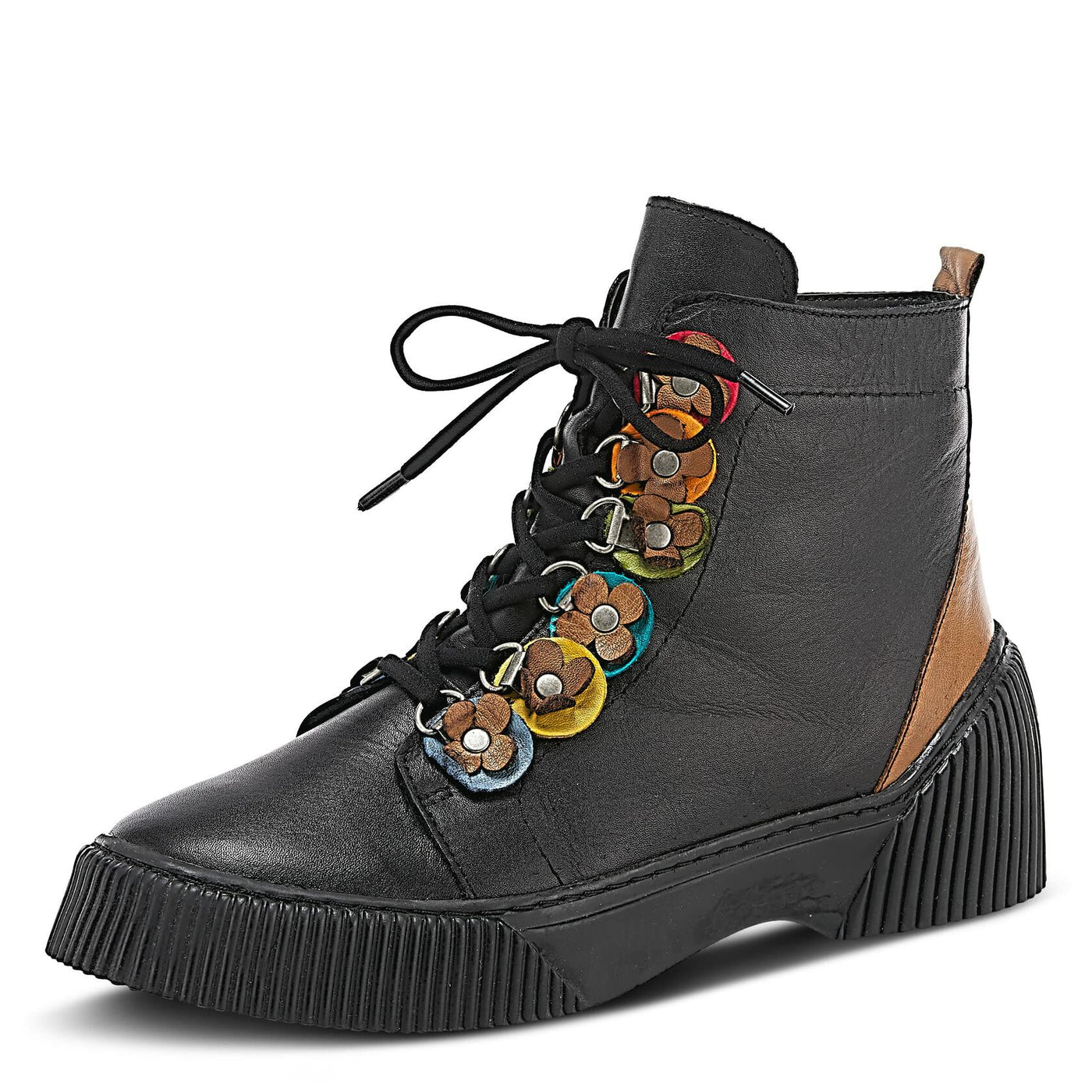 Spring Step Women's Yeba Black Multi EU 42 / US 10.5-11