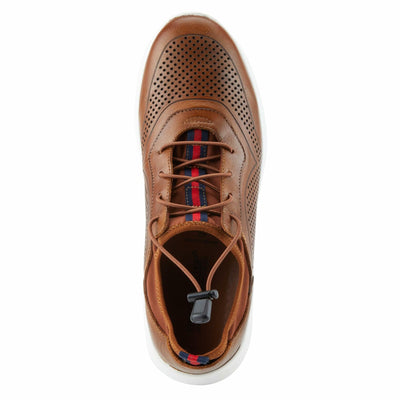 Spring Step Men's Kris Lace-up Sneaker Cognac EU 41 / US 8-8.5