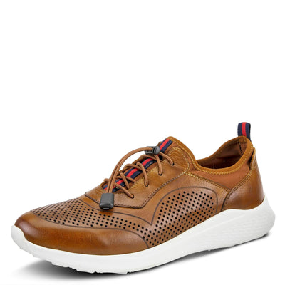 Spring Step Men's Kris Lace-up Sneaker Cognac EU 41 / US 8-8.5