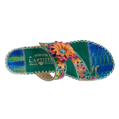 Spring Step L'Artiste Women's Vardi Slide Sandal Mint Green EU 42 / US 10.5-11