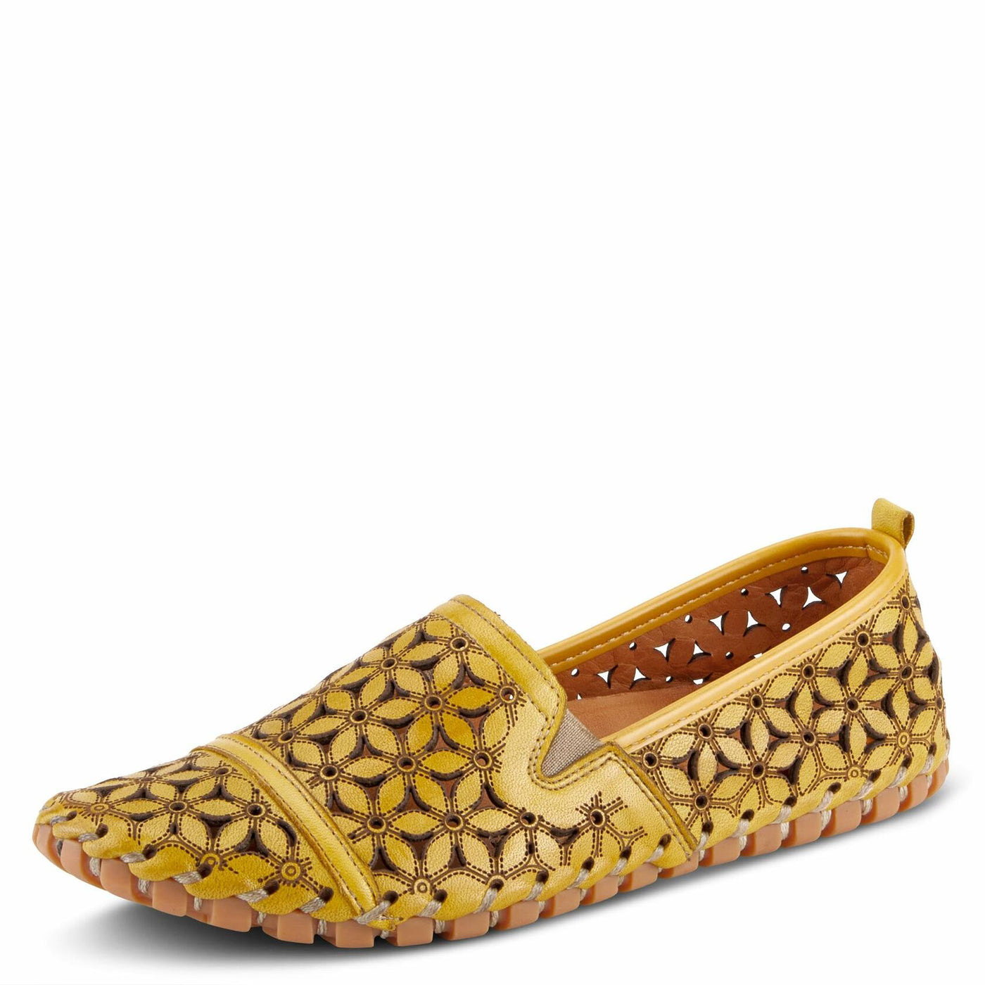 Spring Step Women's Flowerflow Shoes, Yellow, 9.5-10