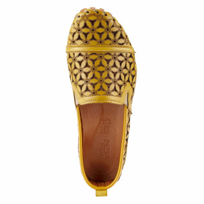Spring Step Women's Flowerflow Shoes, Yellow, 10.5-11