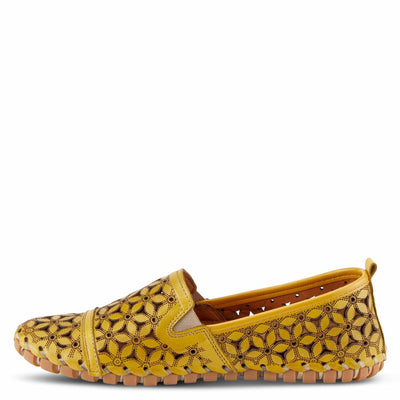 Spring Step Women's Flowerflow Shoes, Yellow, 9.5-10