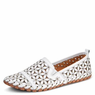 Spring Step Women's Flowerflow Shoes, White, 9