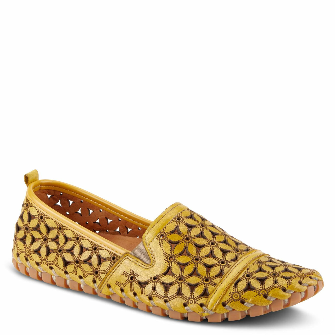 Spring Step Women's Flowerflow Shoes, Yellow, 8.5