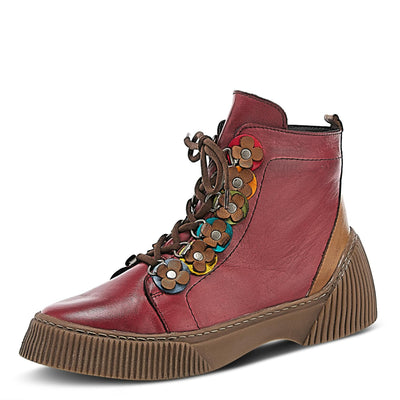 Spring Step Women's Yeba Bordeaux Multi EU 37 / US 6.5-7