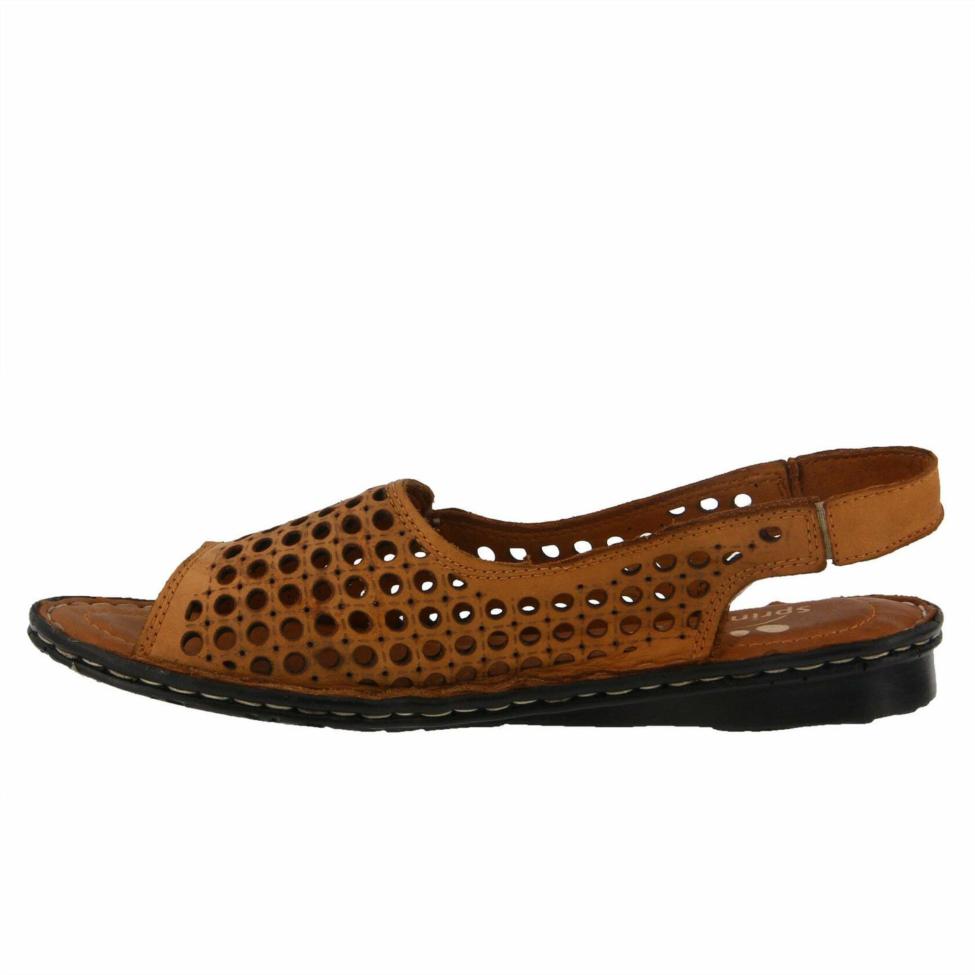 Spring Step Jordana Sandal, Camel, 40 Medium EU (US 9 US)