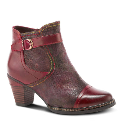 Spring Step L'Artiste Women's Captivate Leather Bootie Bordeaux Multi EU 39 / US 8.5