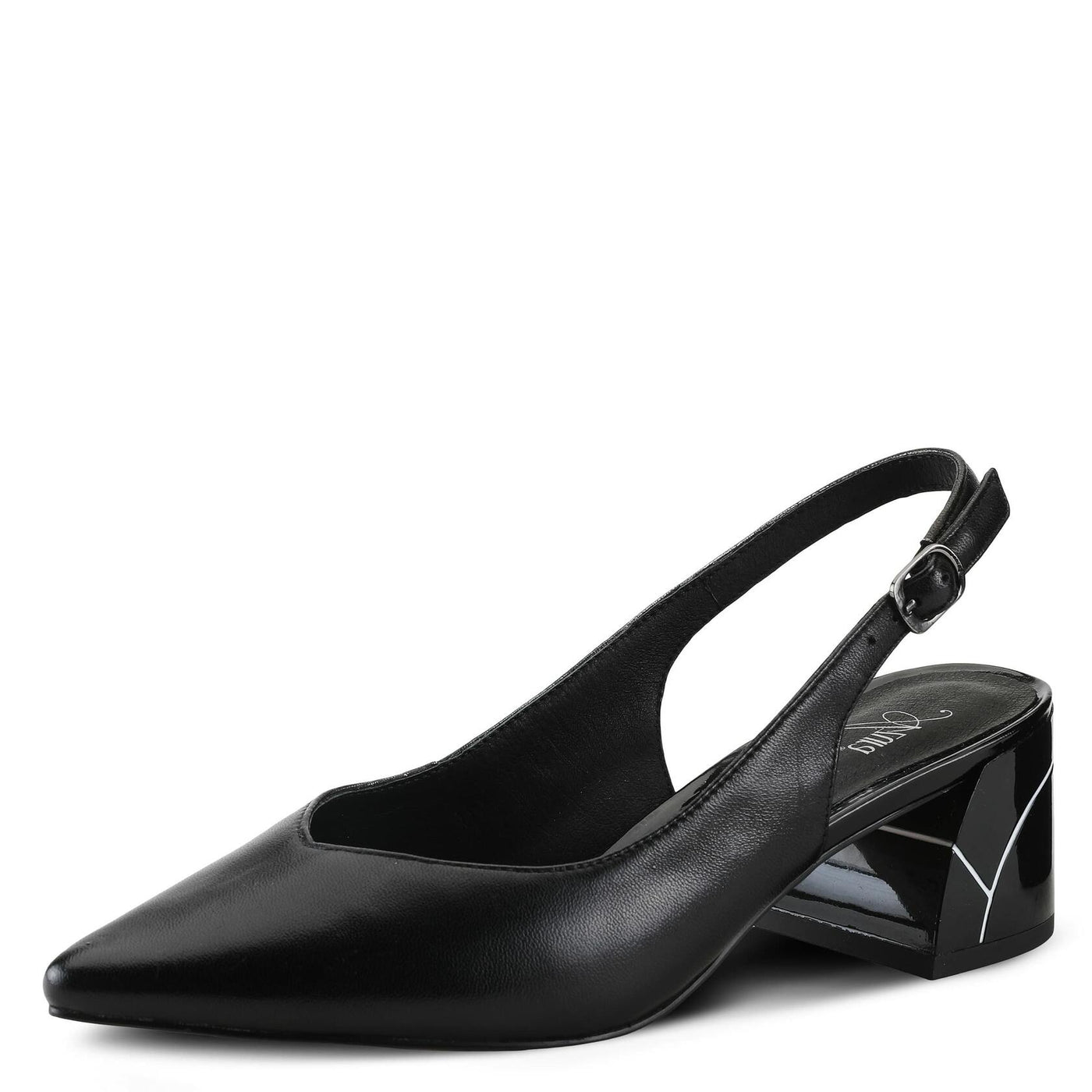 Azura Women's Pretty Slingback Shoe Black EU 40 / US 9