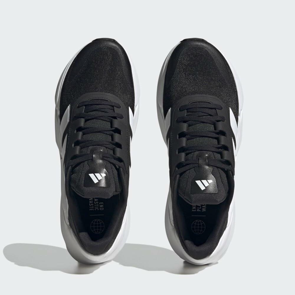 adidas Men's Adistar 2.0 Sneaker, Black/White/Black, 7