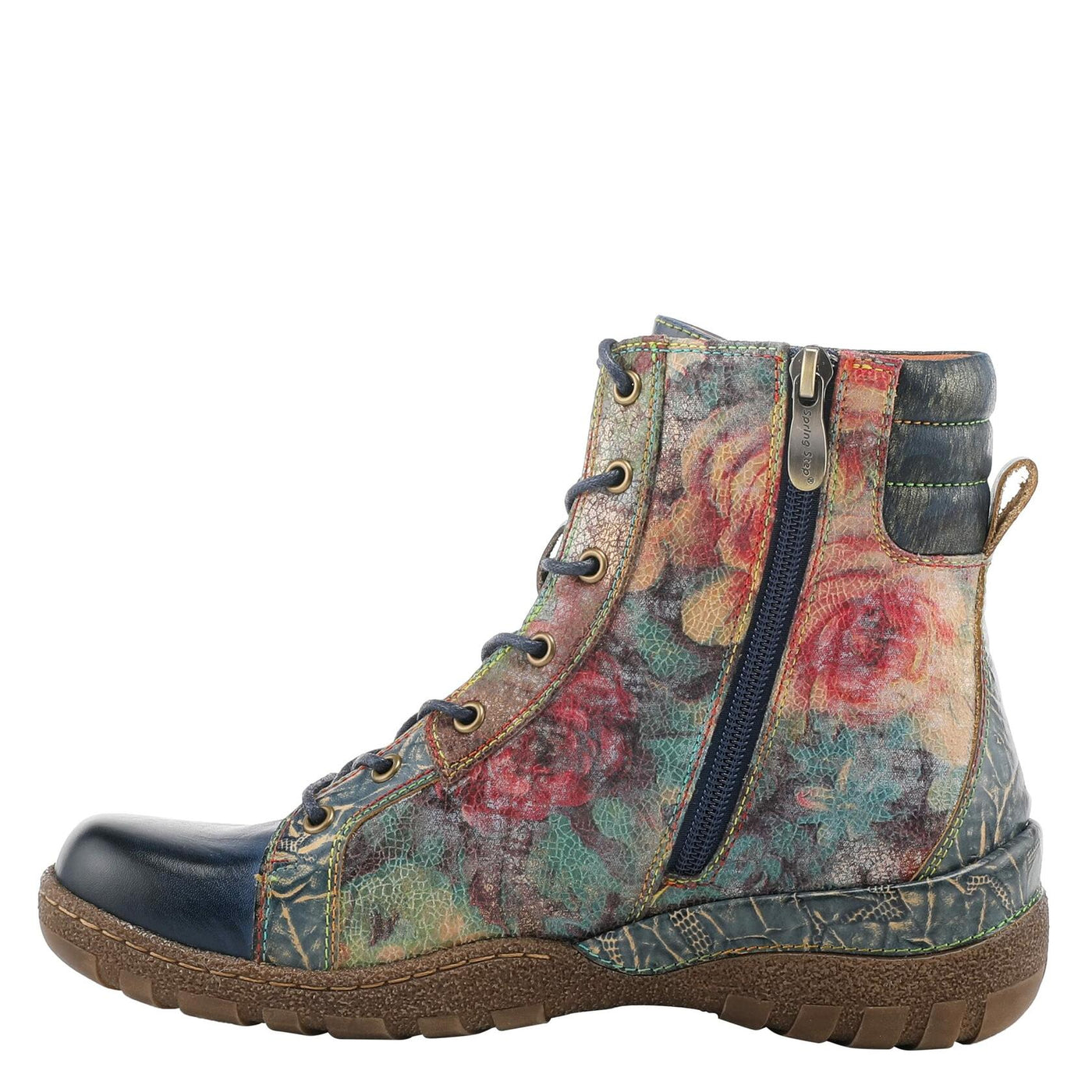 Spring Step L'Artiste Women's Jadeite Boots Navy Multi EU 41 / US 9.5-10