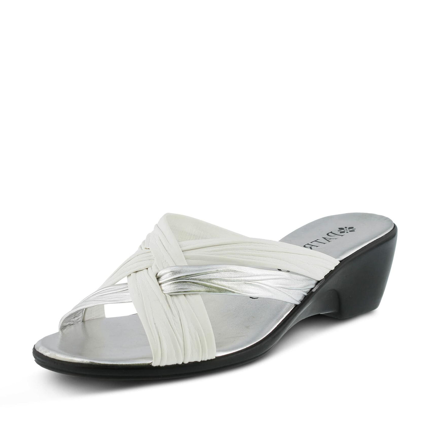 PATRIZIA Women's Apricot Slide Wedge Sandal White EU 35/5