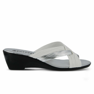 PATRIZIA Women's Apricot Slide Wedge Sandal White EU 35/5