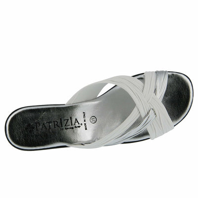PATRIZIA Women's Apricot Slide Wedge Sandal White EU 35/5