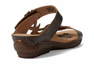 Spring Step L'Artiste Women's Aymee Slide Sandal Taupe Multi EU 36 / US 5.5-6