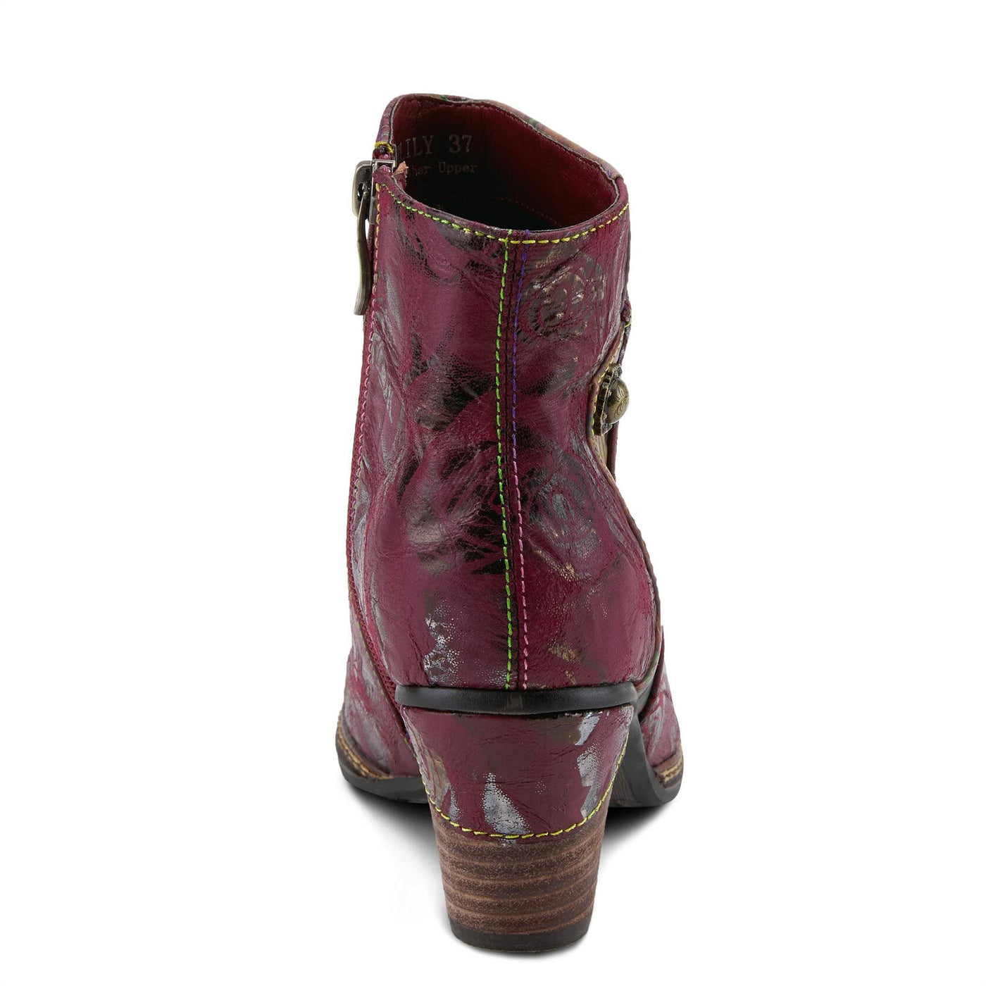 Spring Step L'Artiste Women's Waterlily Boots Bordeaux Multi EU 39 / US 8.5