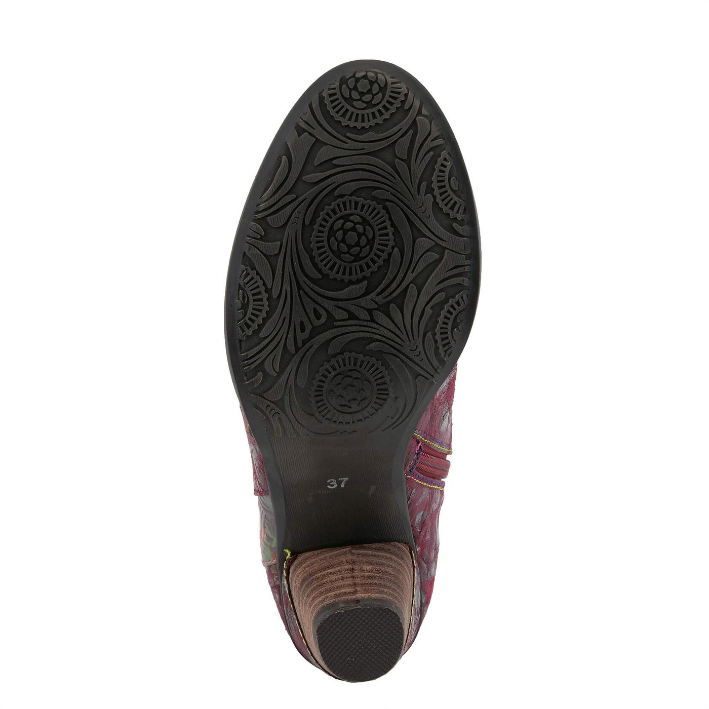 Spring Step L'Artiste Women's Waterlily Boots Bordeaux Multi EU 39 / US 8.5