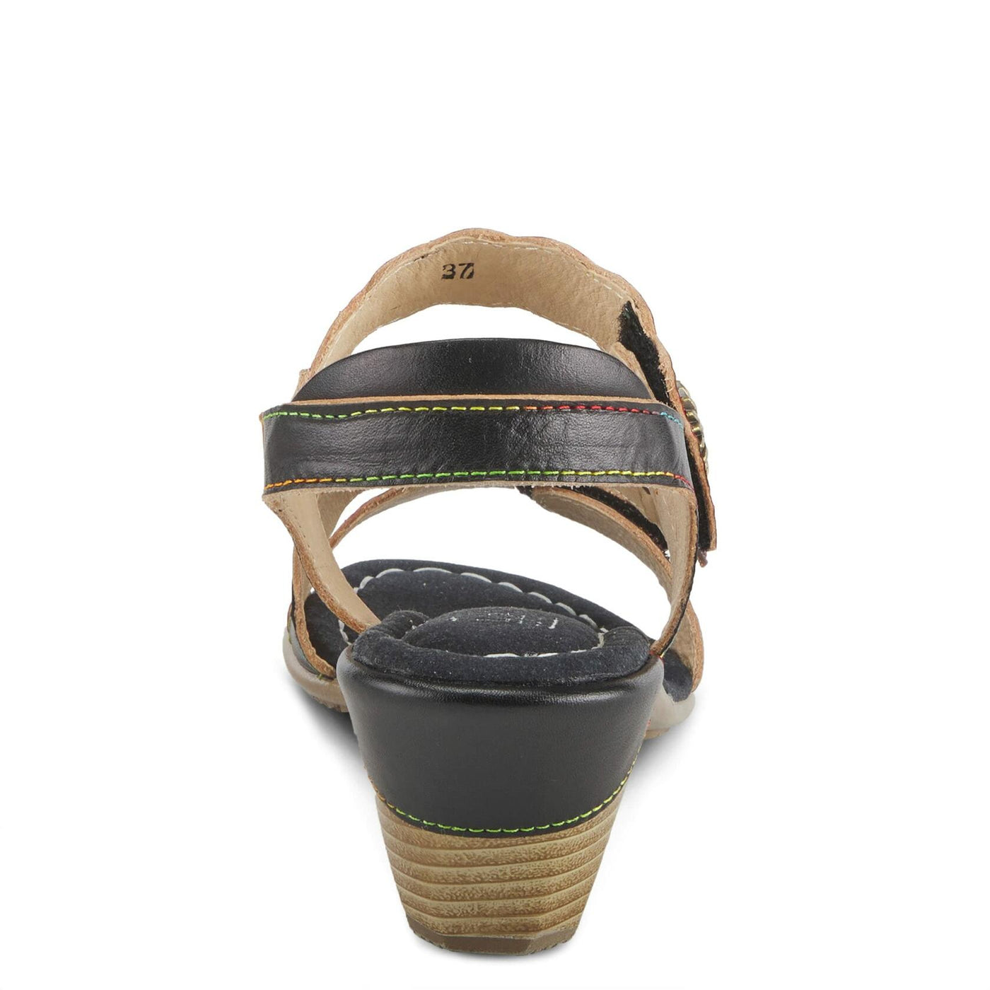 Spring Step L'Artiste Women's Aromas Sandals Black Multi EU 38 / US 7.5-8