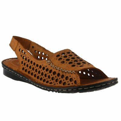 Spring Step Jordana Sandal, Camel, 39 Medium EU (US 8.5 US)