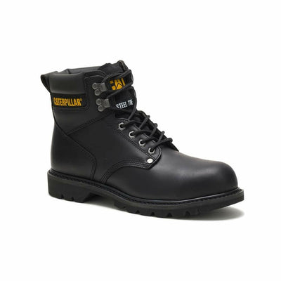 Cat Footwear Men's Second Shift Steel Toe Construction Boot, Black, 10.5 Wide