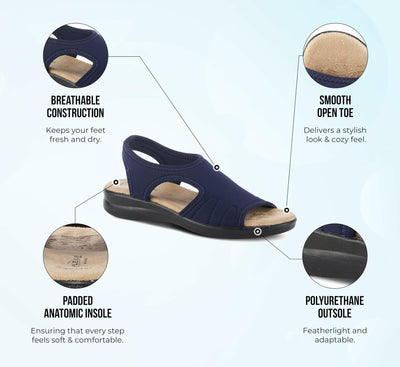 Flexus Nyaman Pindott Slingback Sandals for Women | Lightweight, Adjustable and Iridescent Women's Footwear for All Day Comfort, Made in Italy SILVER EU 37 / US 6.5-7