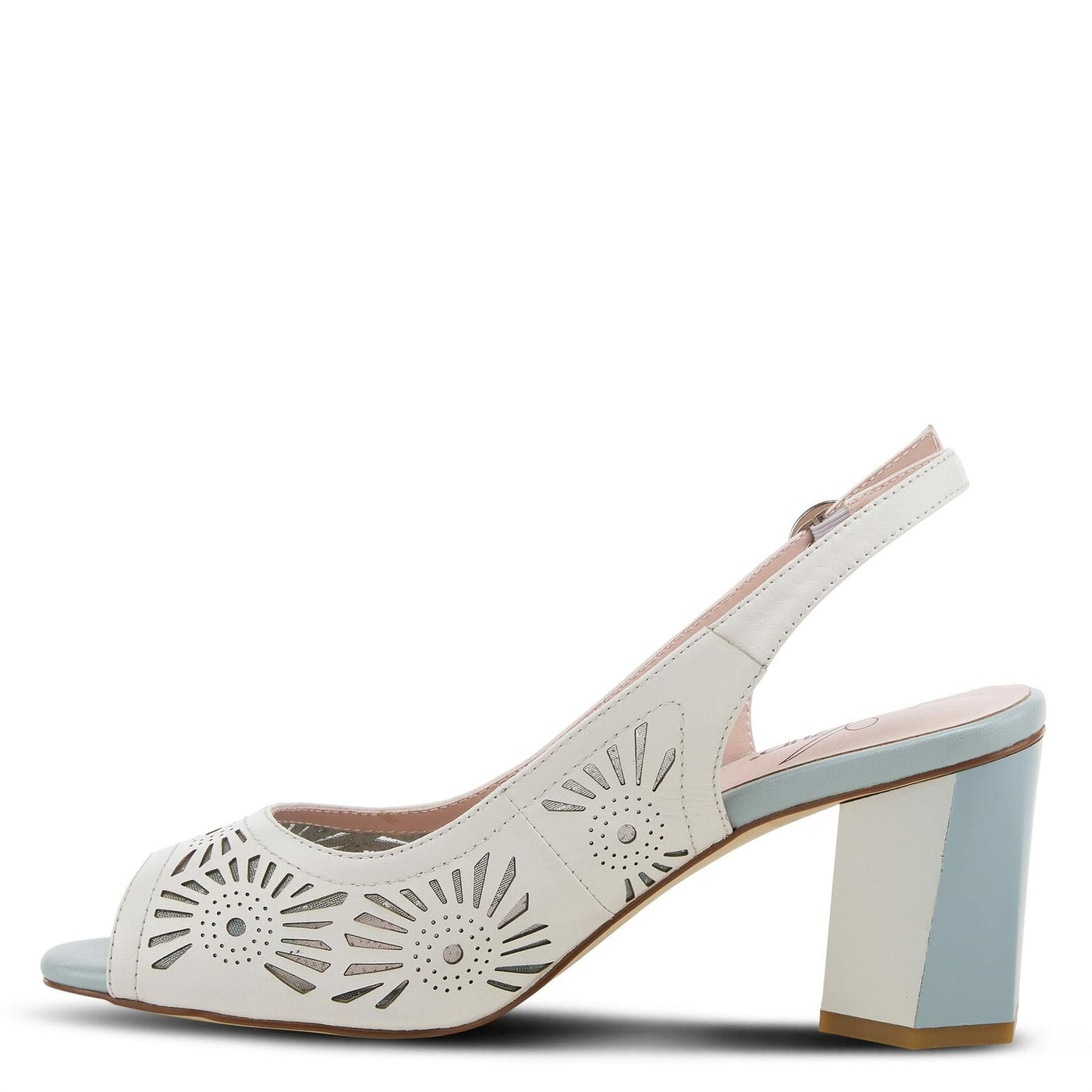 Azura Women's Engagement Heeled Sandal, White Multi, 6.5-7