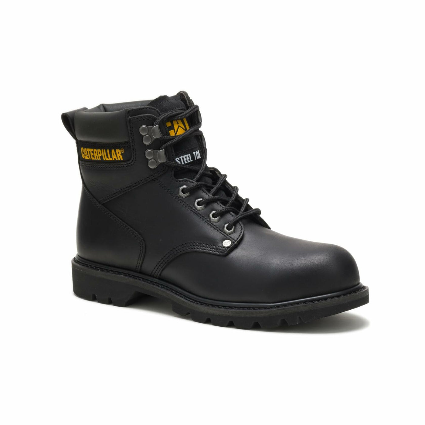 Cat Footwear Men's Second Shift Steel Toe Construction Boot, Black, 10.5 Wide