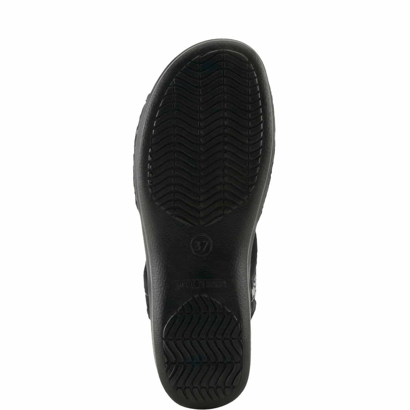 Flexus Nyaman Pindott Slingback Sandals for Women | Lightweight, Adjustable and Iridescent Women's Footwear for All Day Comfort, Made in Italy BLACK EU 39 / US 8.5