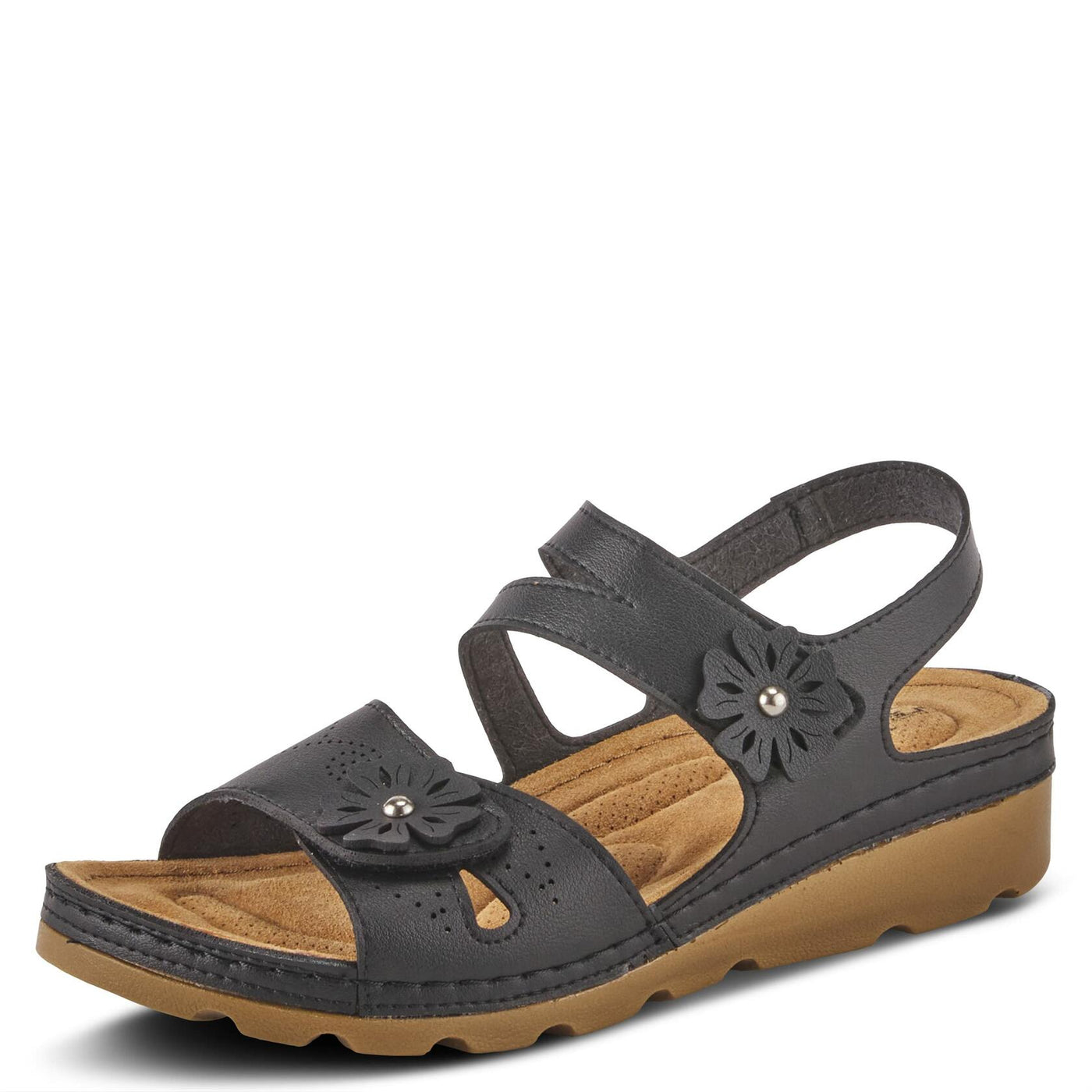 Flexus Women's Poncia Slingback Sandal Black EU 41 / US 9.5-10